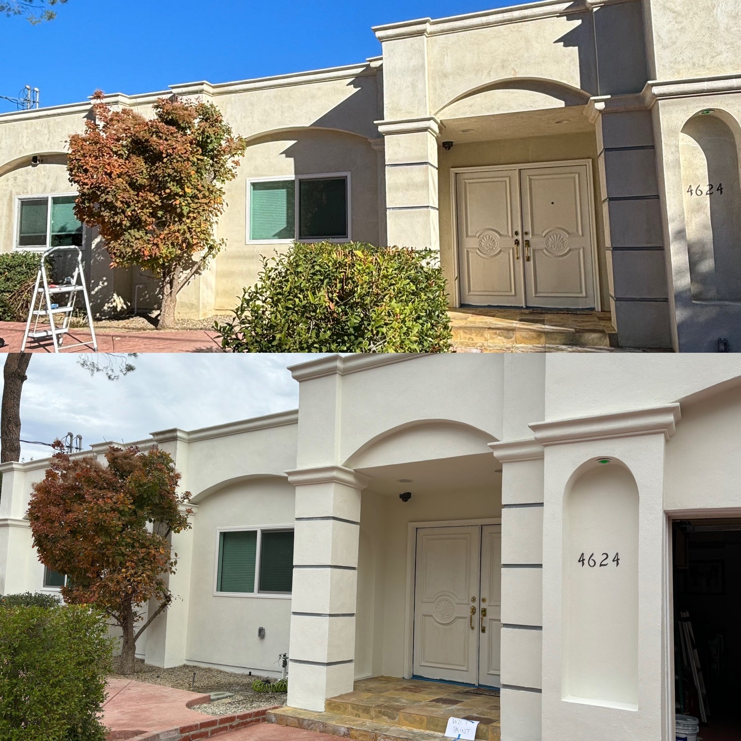 Exterior paint job done correctly